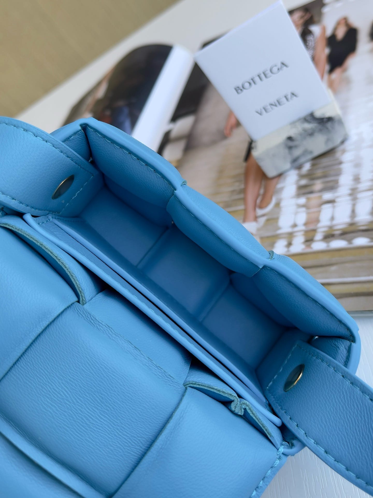 Padded mini cassette Bottega Veneta 716648