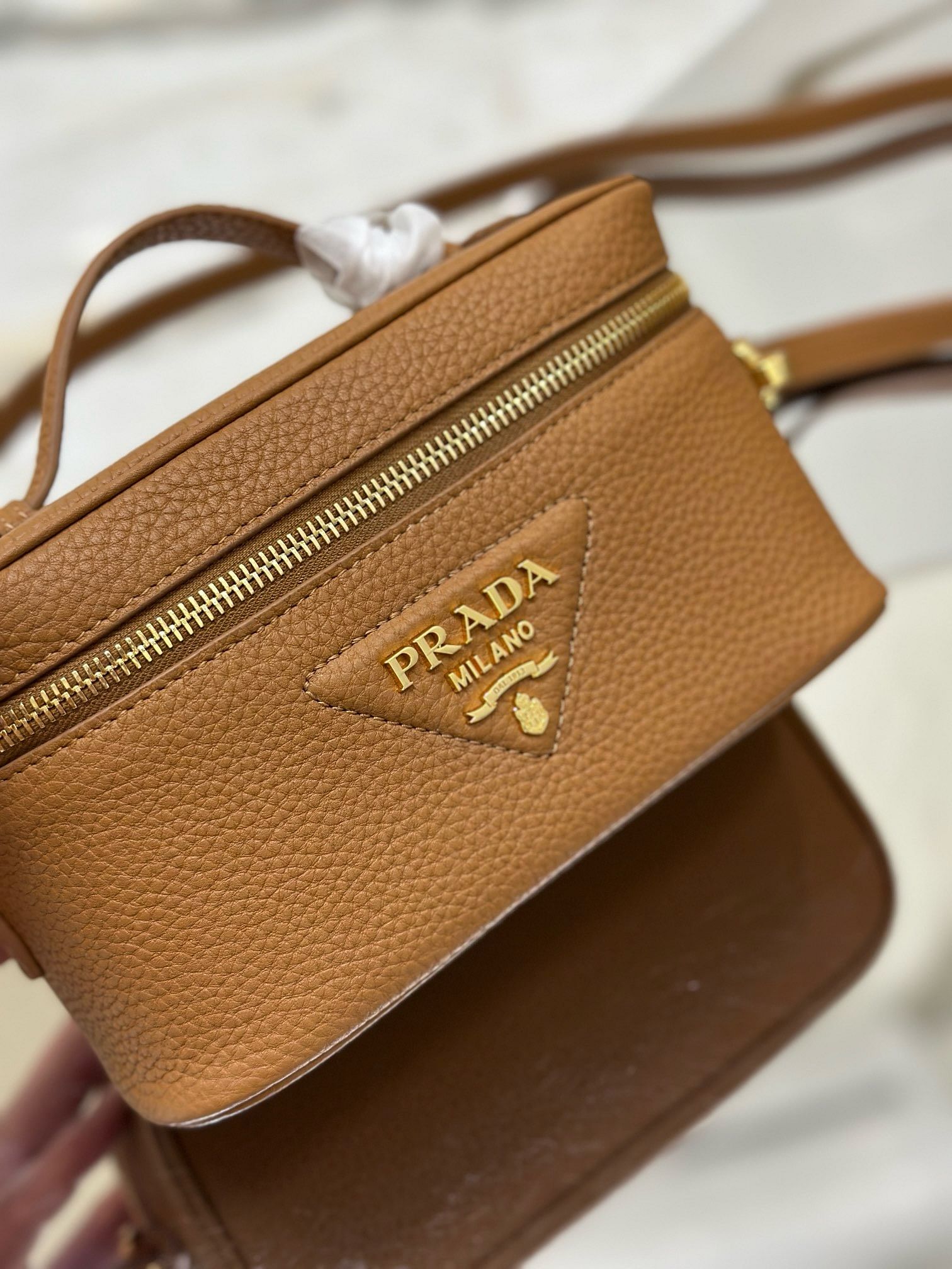 Leather mini bag Prada 1BH202.3