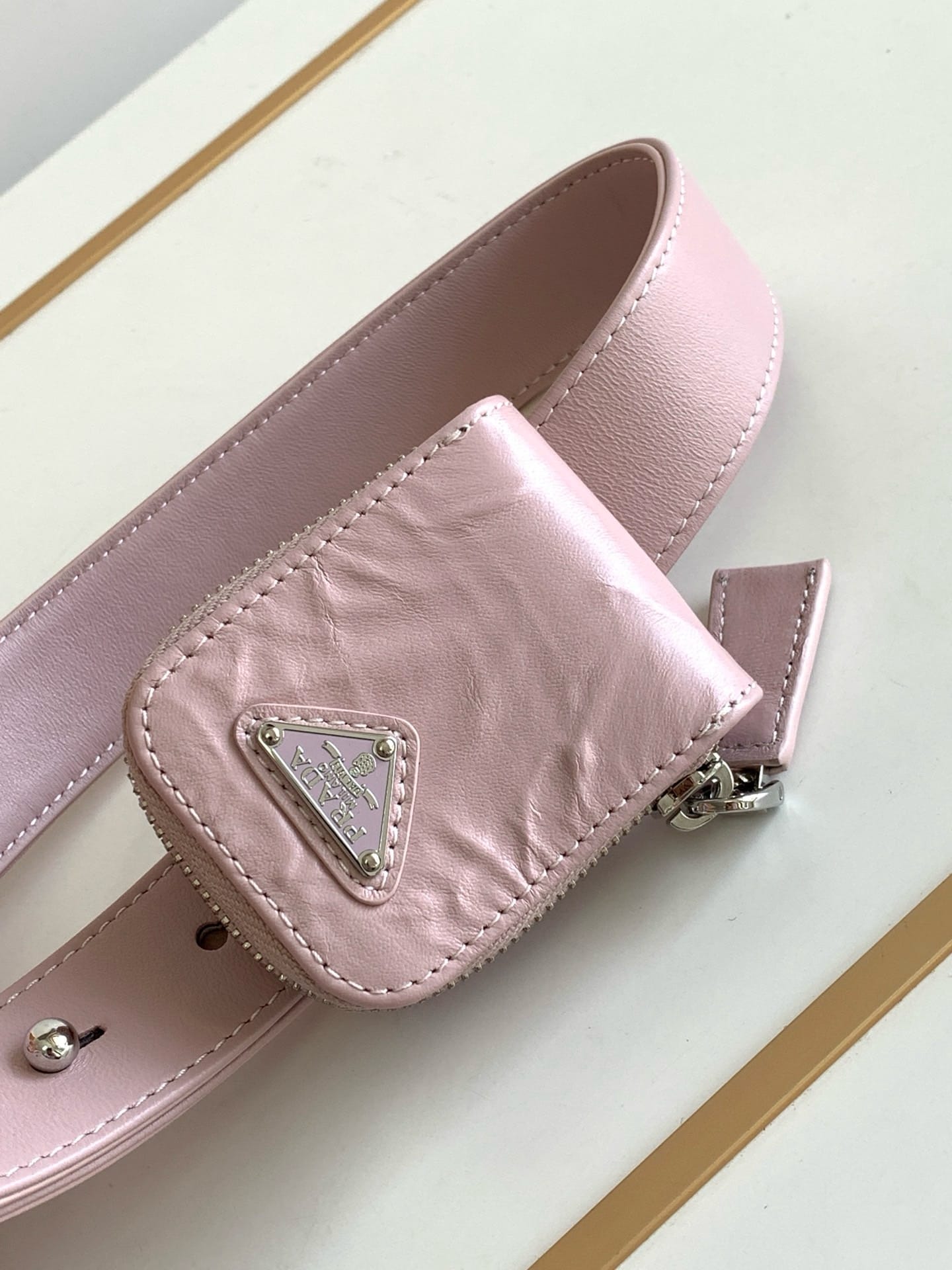 Antique nappa leather multi-pocket top-handle bag Prada 1BB099.2