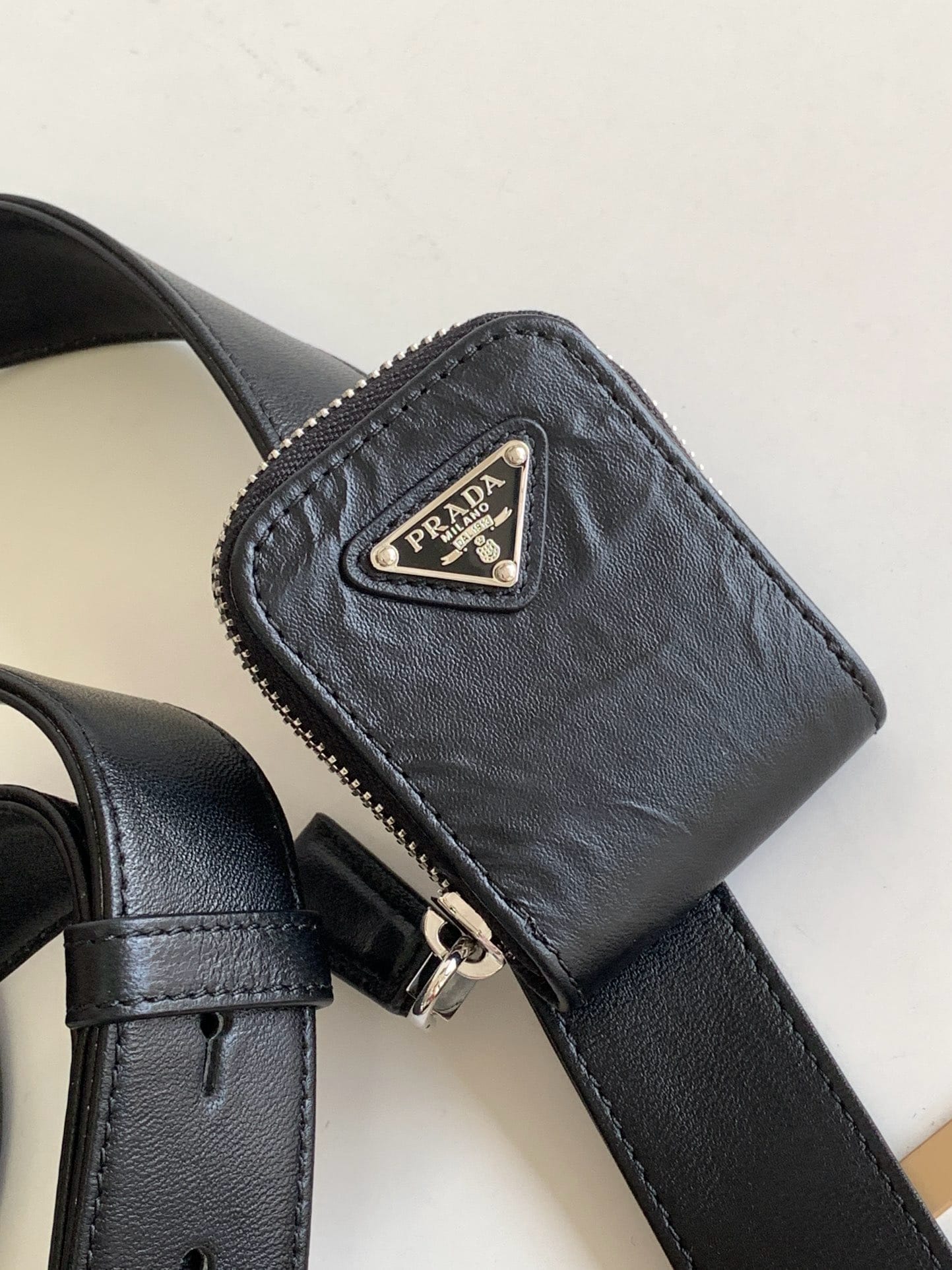 Antique nappa leather multi-pocket top-handle bag Prada 1BB099.1