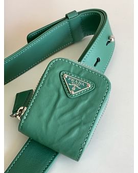Antique nappa leather multi-pocket top-handle bag Prada 1BB099