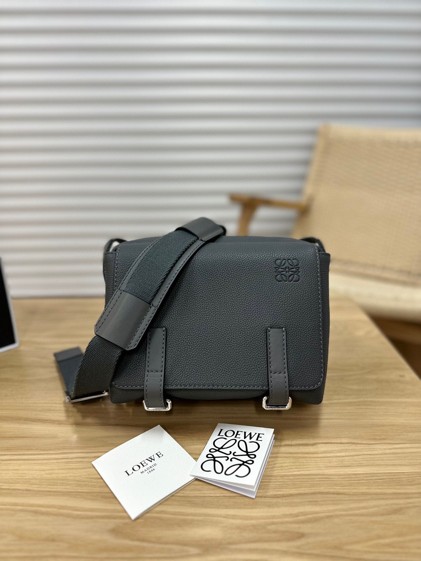 Military Messenger Charcoal Loewe 9012.1