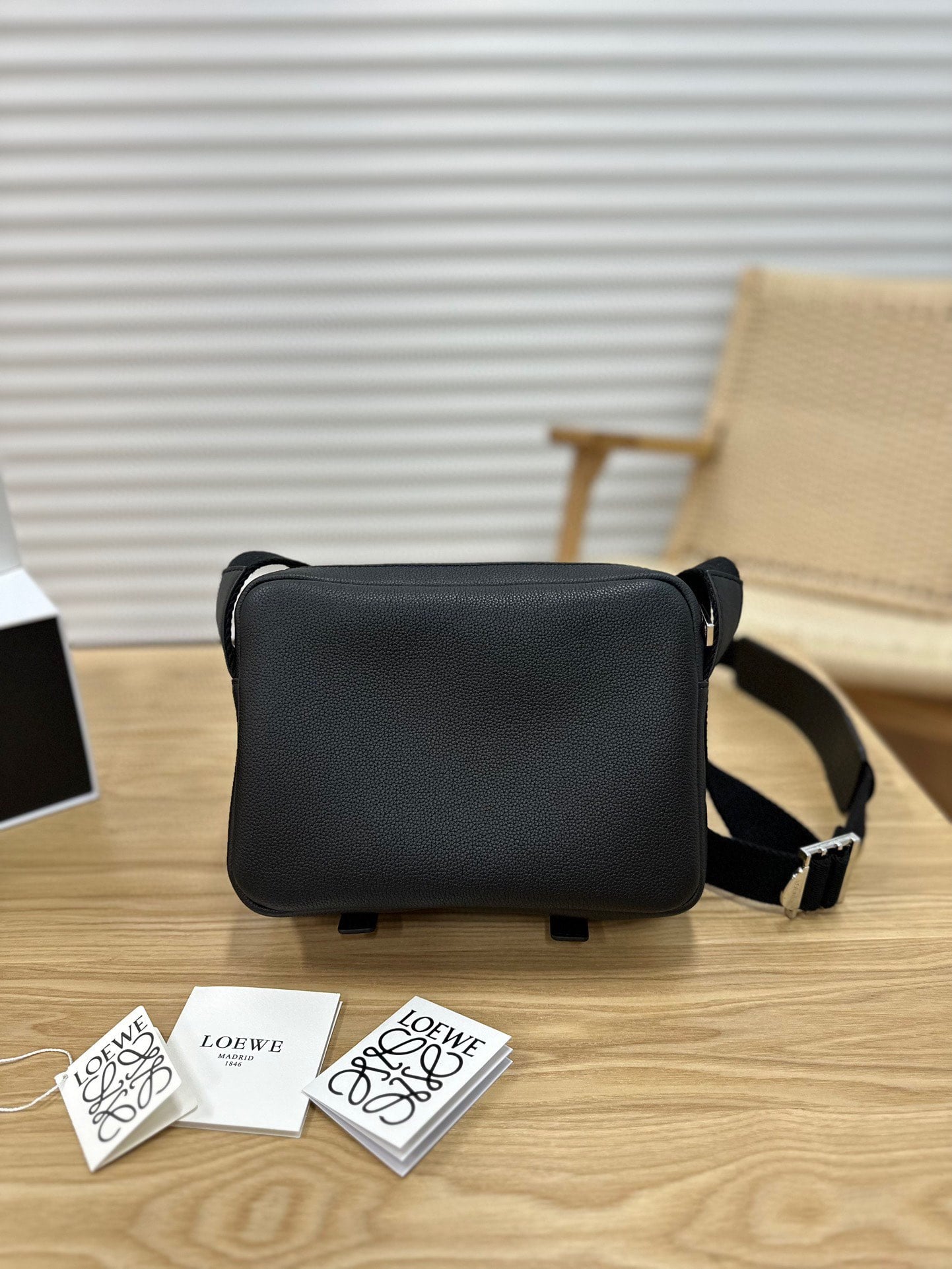 Military Messenger Black Loewe 9012.6