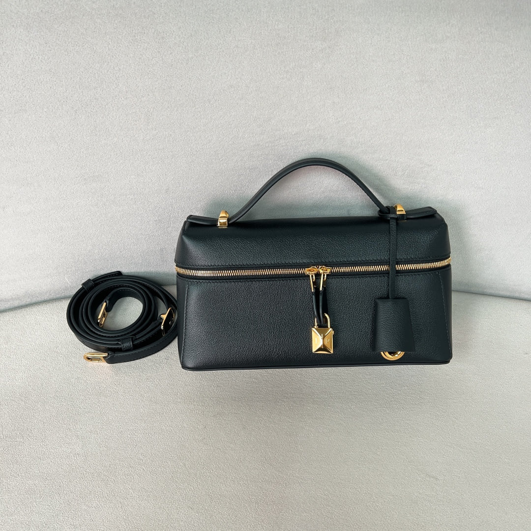 Extra Bag L23 - черный - замша Loro Piana Extra Bag L23