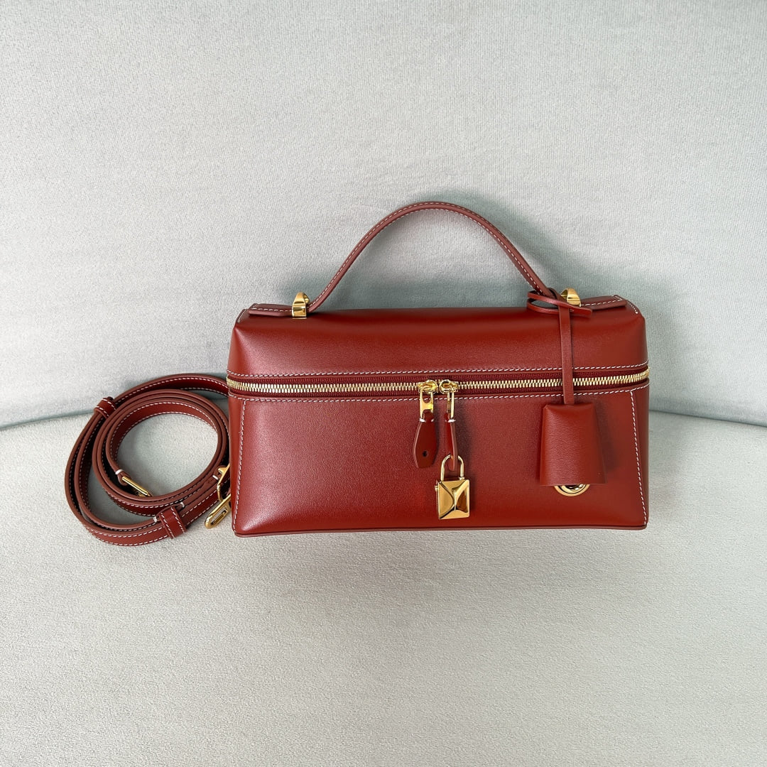 Extra Bag L23 - терракотовый - замша Loro Piana Extra Bag L23