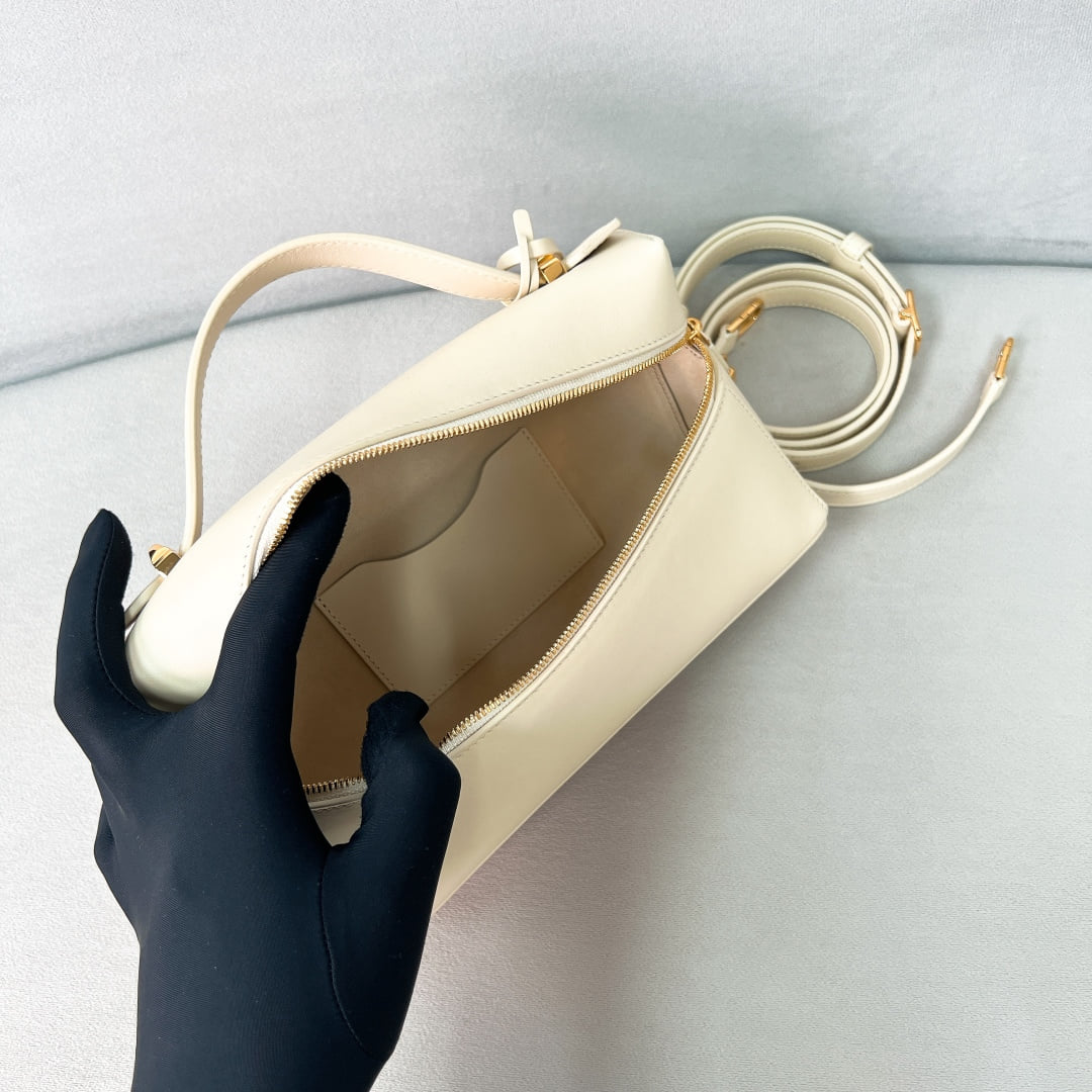 Extra Bag L23 - светло-бежевый - замша Loro Piana Extra Bag L23