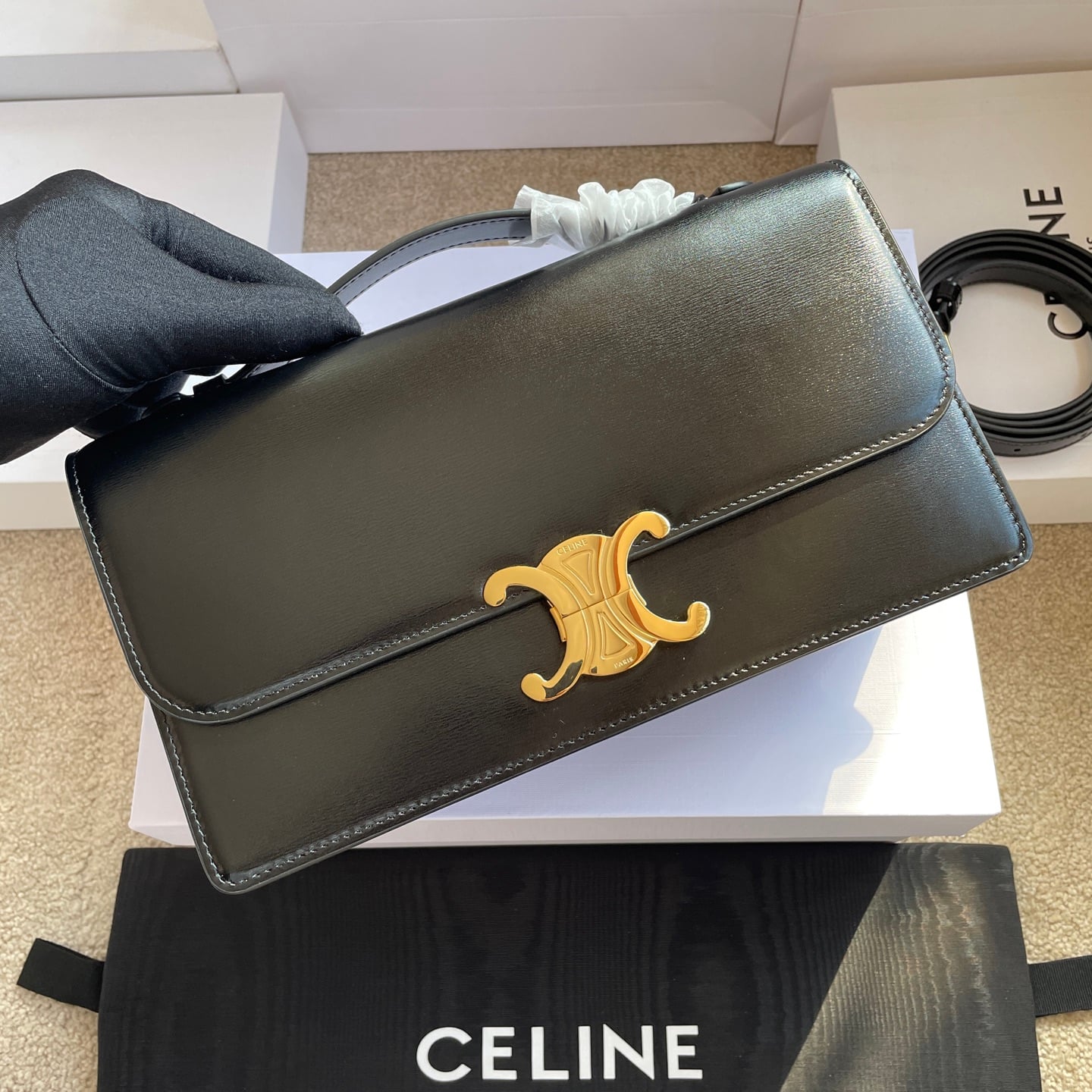 Triomphe Folio - L102U3705 - 492EF6 Celine L102U3705