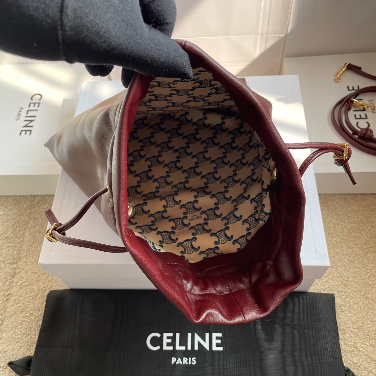 Crystal Pouch - 123662 - 48DF5C Celine 123662