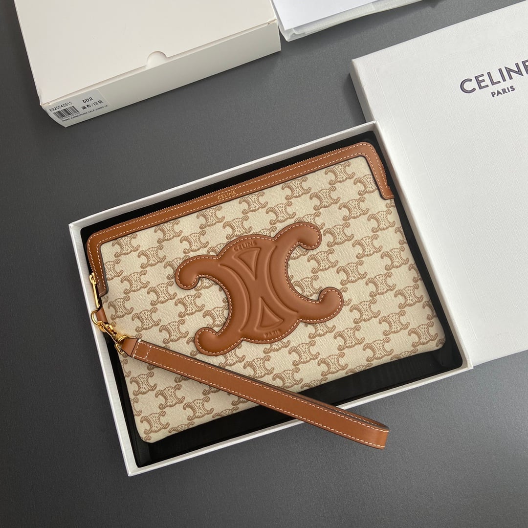 Triomphe Clutch - 10J502FES.04LU502 Celine 10J502FES.04LU502