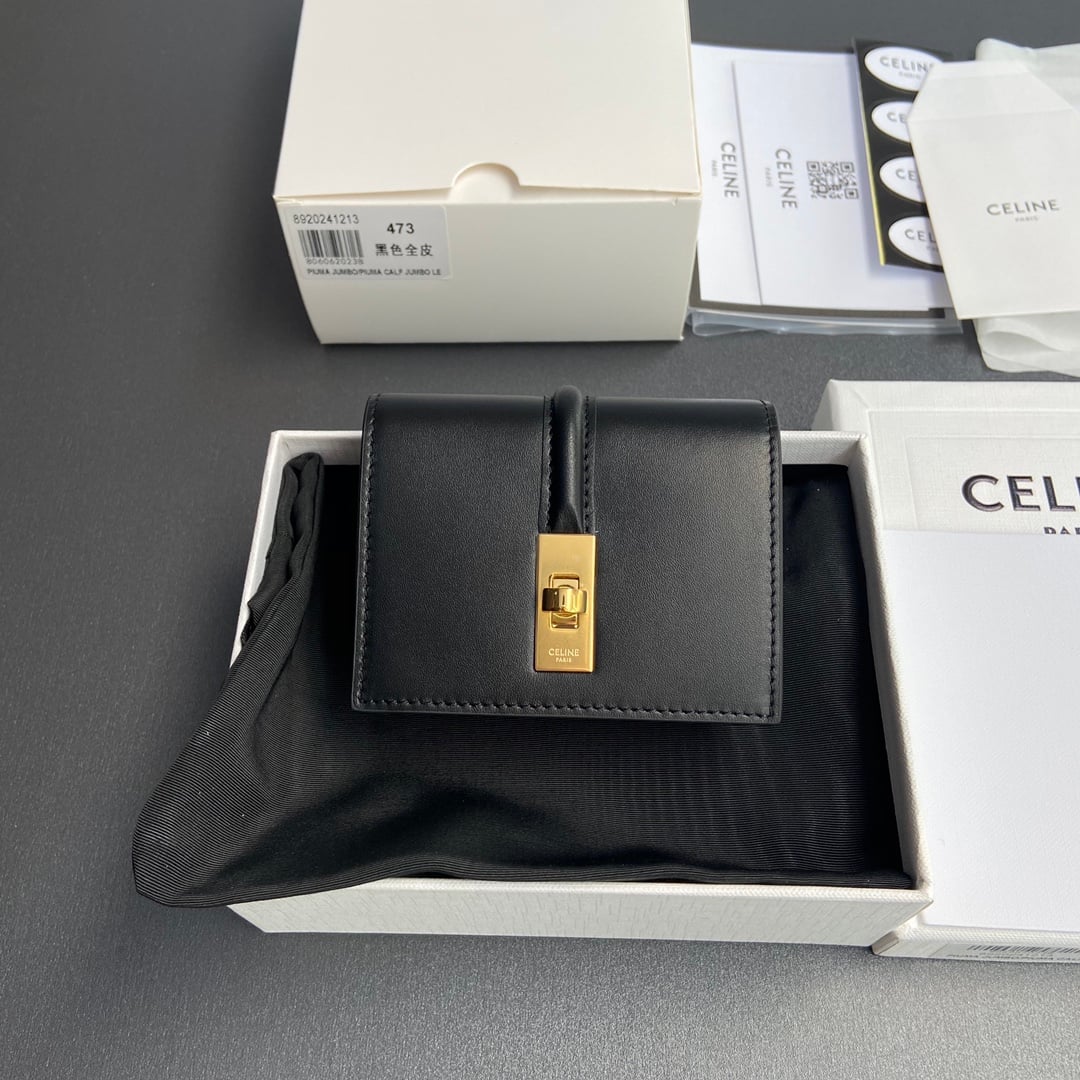 Triomphe Card Holder - 10M473GCG.38NO473 - черный Celine 10M473GCG.38NO473