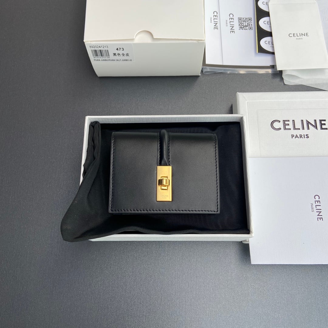 Triomphe Card Holder - 10M473GCG.38NO473 - черный Celine 10M473GCG.38NO473
