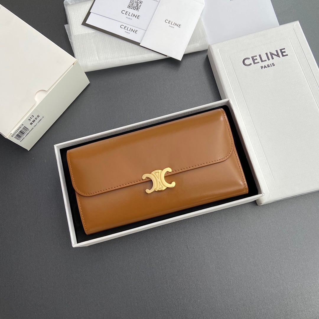 Triomphe Wallet - 10E313DPV.38NO312 Celine 10E313DPV.38NO312