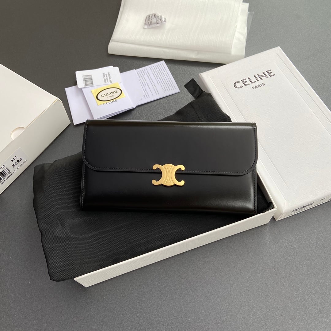 Triomphe Wallet - 10E313DPV.38NO312 - черный Celine 10E313DPV.38NO312