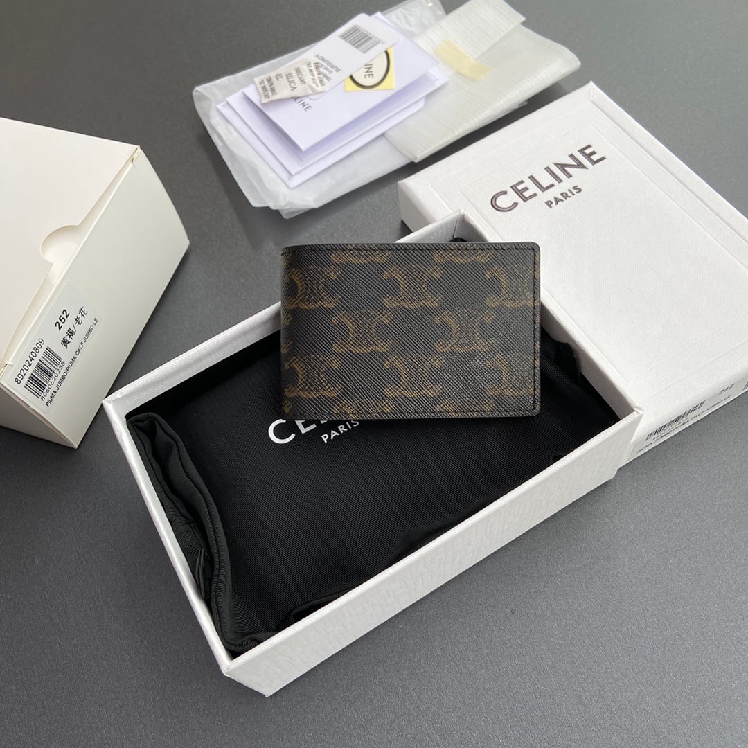 Triomphe Card Holder - 10M252BZR.04LI - коричневый Celine 10M252BZR.04LI