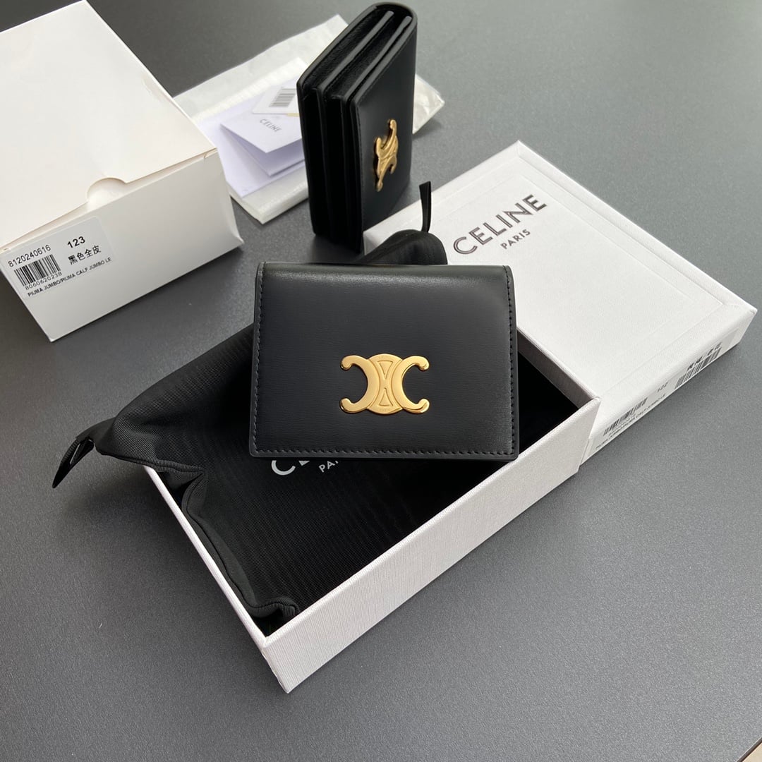 Triomphe Business Card Holder - 10M123FOZ.38NO122 - черный Celine 10M123FOZ.38NO122