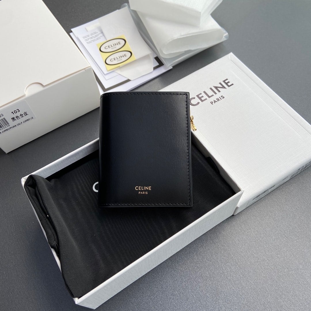 Triomphe Wallet - 10M103FVO.38NO102 - черный - 5899D7 Celine 10M103FVO.38NO102
