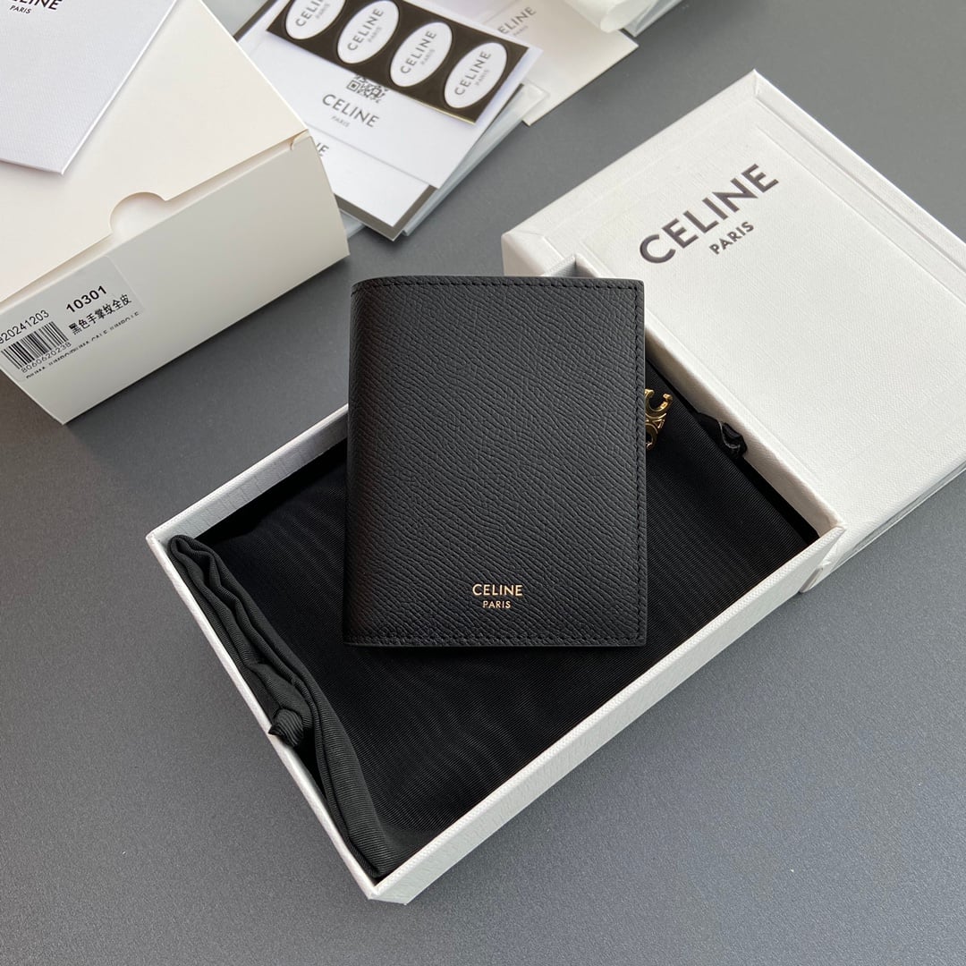Triomphe Wallet - 10M103FVO.38NO102 - черный - 7F713E Celine 10M103FVO.38NO102