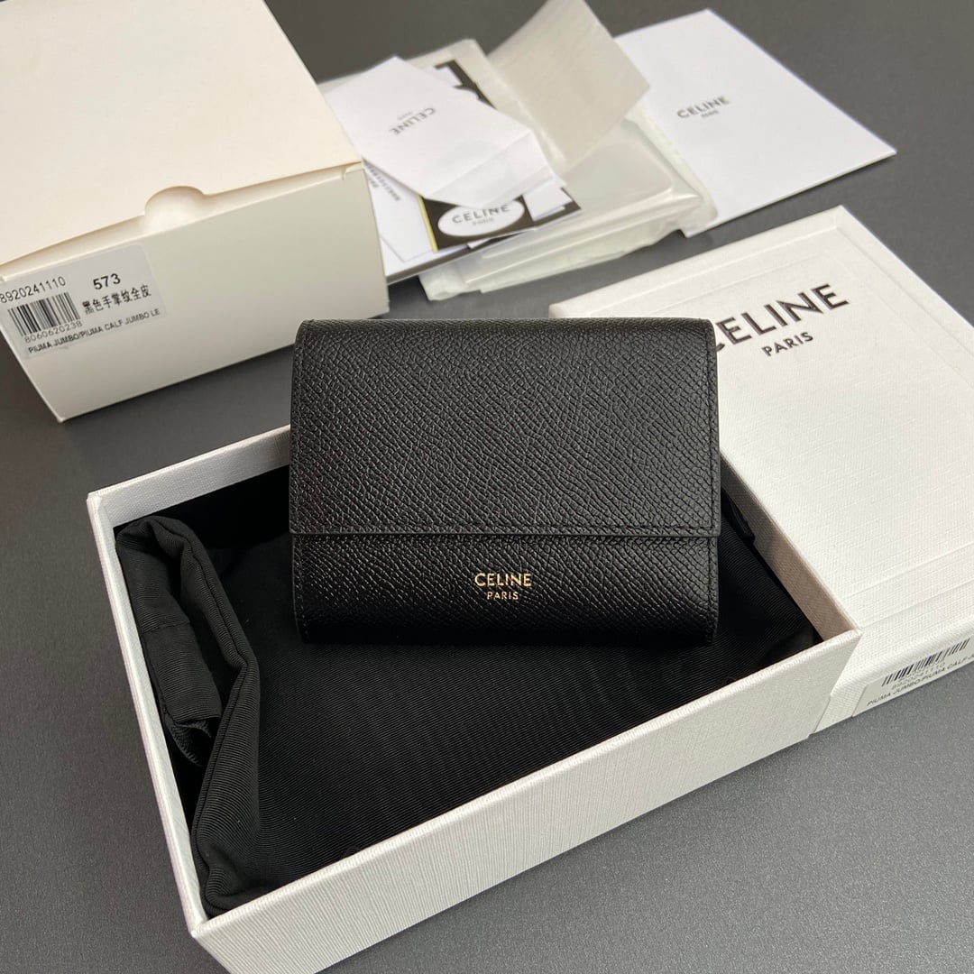 Triomphe Wallet - 10H573BRU.10PI - черный Celine 10H573BRU.10PI