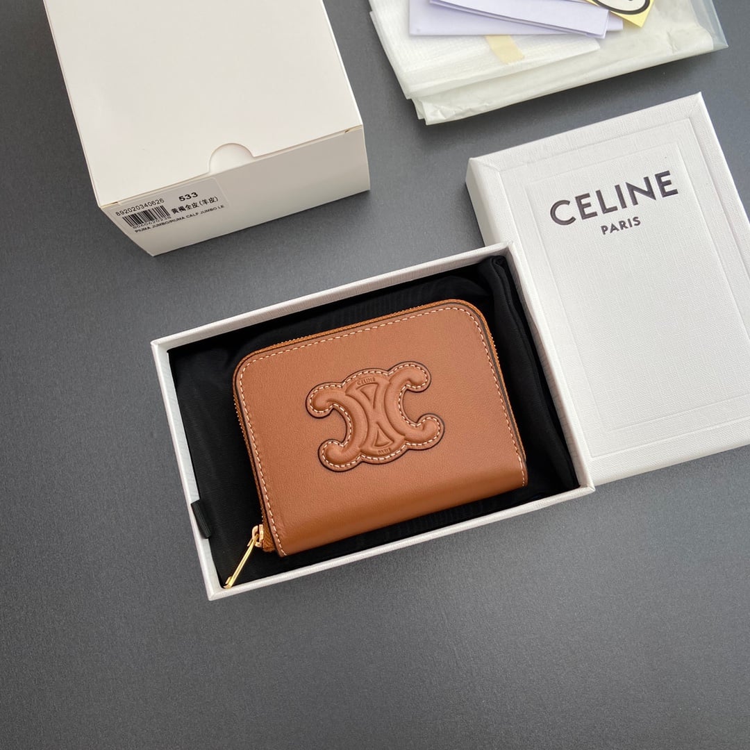 Triomphe Wallet - 10K533DR8.04LU Celine 10K533DR8.04LU