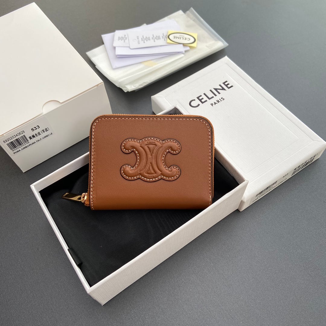 Triomphe Wallet - 10K533DR8.04LU Celine 10K533DR8.04LU