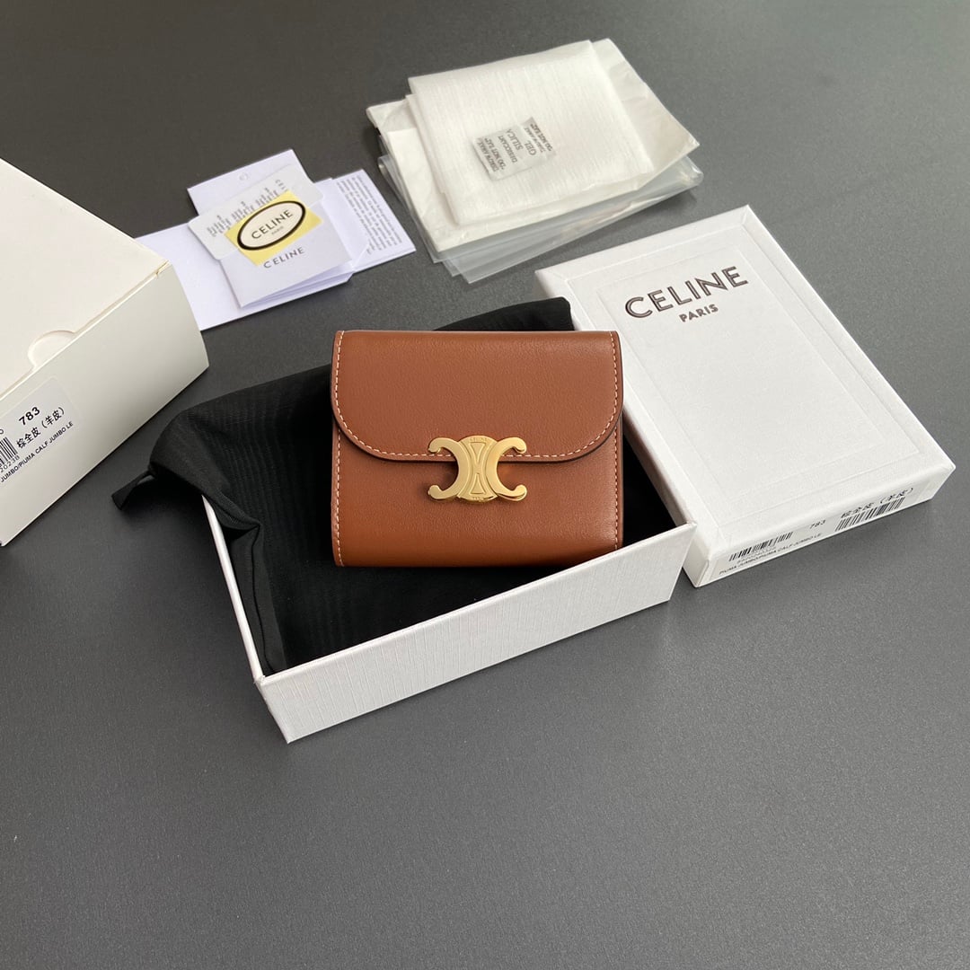 Triomphe Wallet - 10D782CQH.04LU783 - 9248AB Celine 10D782CQH.04LU783