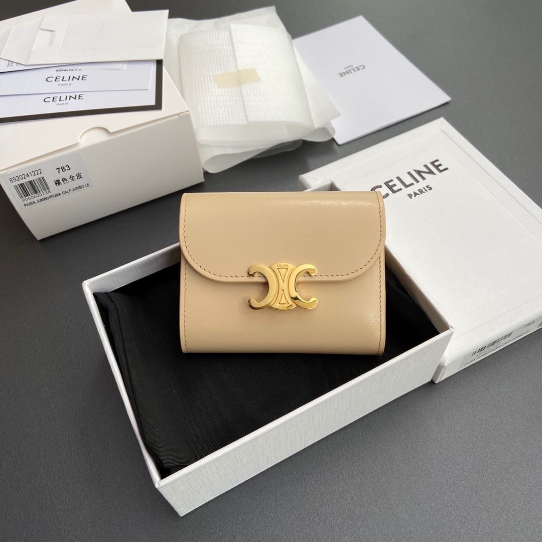 Triomphe Wallet - 10D782CQH.04LU783 - нюдовый Celine 10D782CQH.04LU783