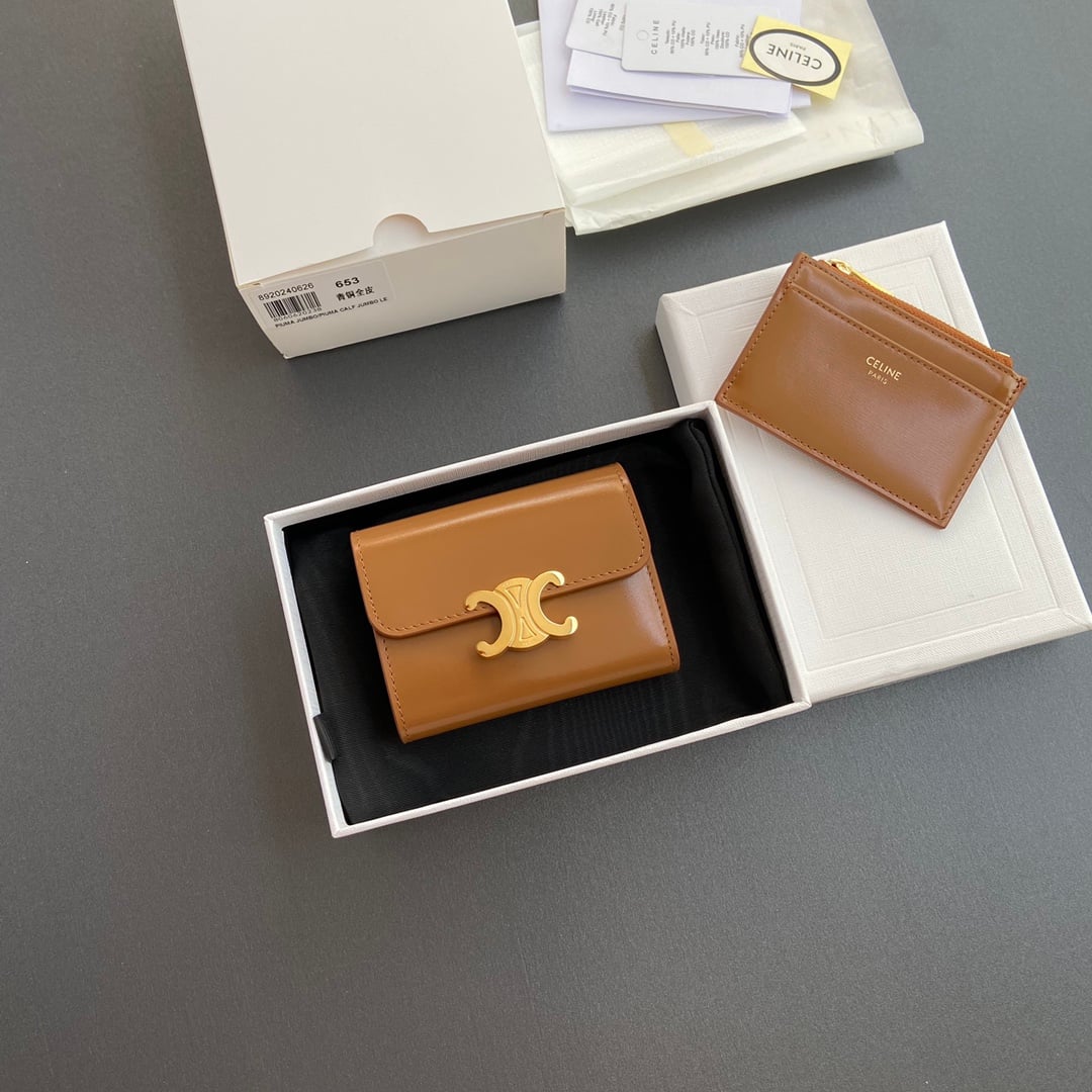 Triomphe Card Holder - 10l653DS3.04LU652 Celine 10l653DS3.04LU652