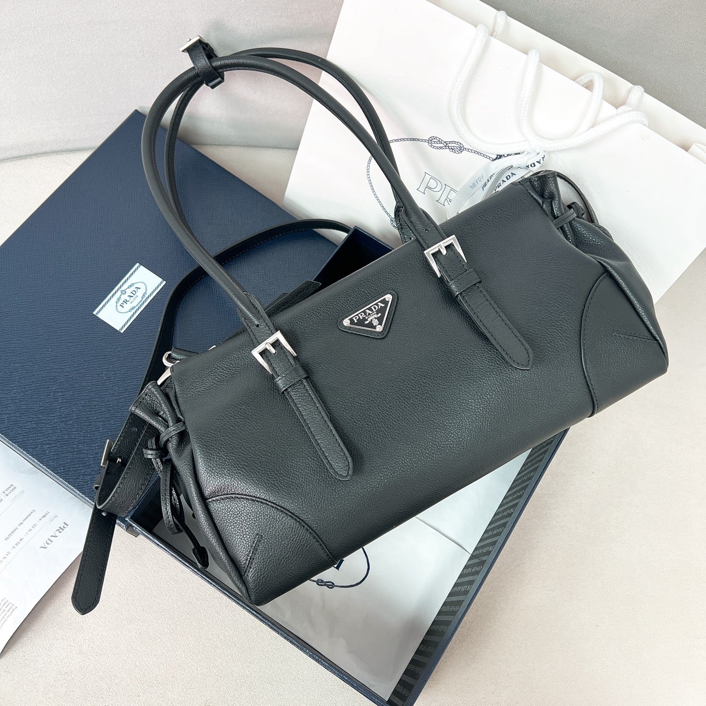 Bonnie - 1BG628 - черный Prada 1BG628