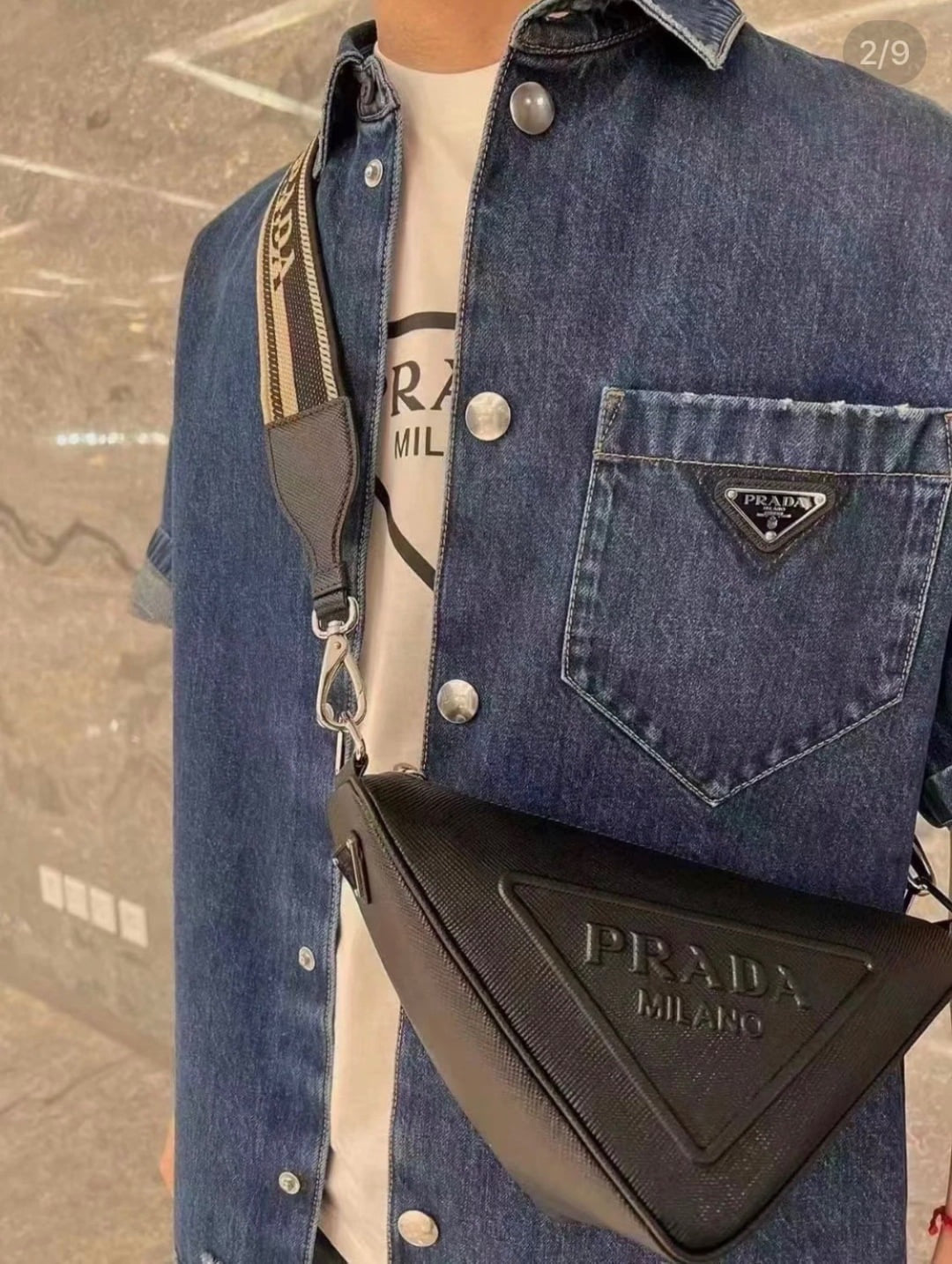 Messenger - 2VH155 - черный - DAA1ED Prada 2VH155