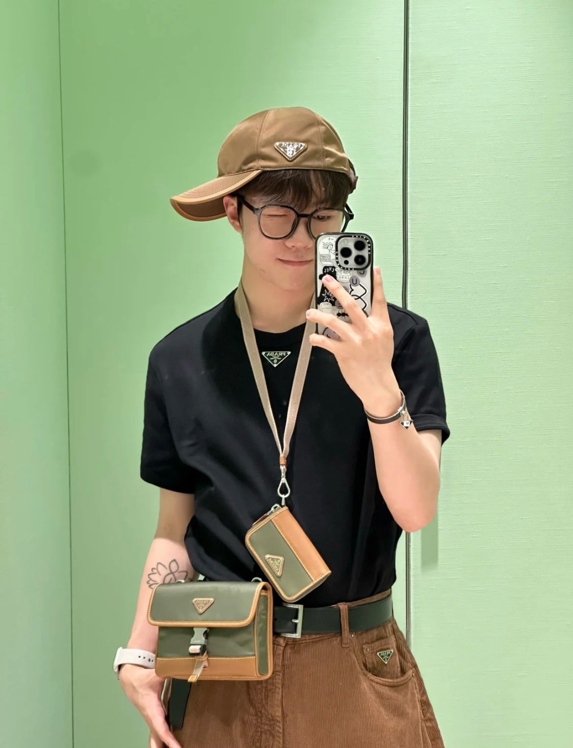 Phone Bag - 2ZH108 - карамельный - 45C494 Prada 2ZH108
