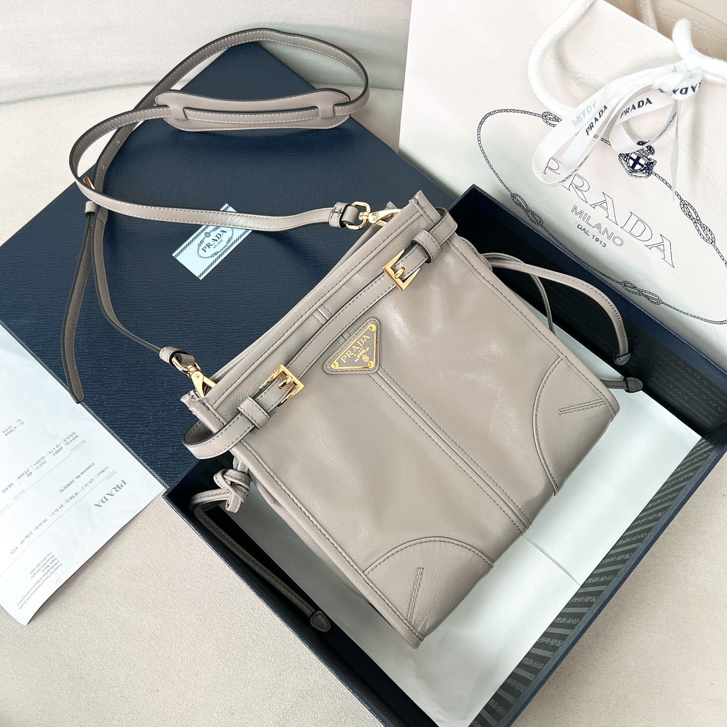 Bonnie - 1BH229 - коричневый - BC0125 Prada 1BH229