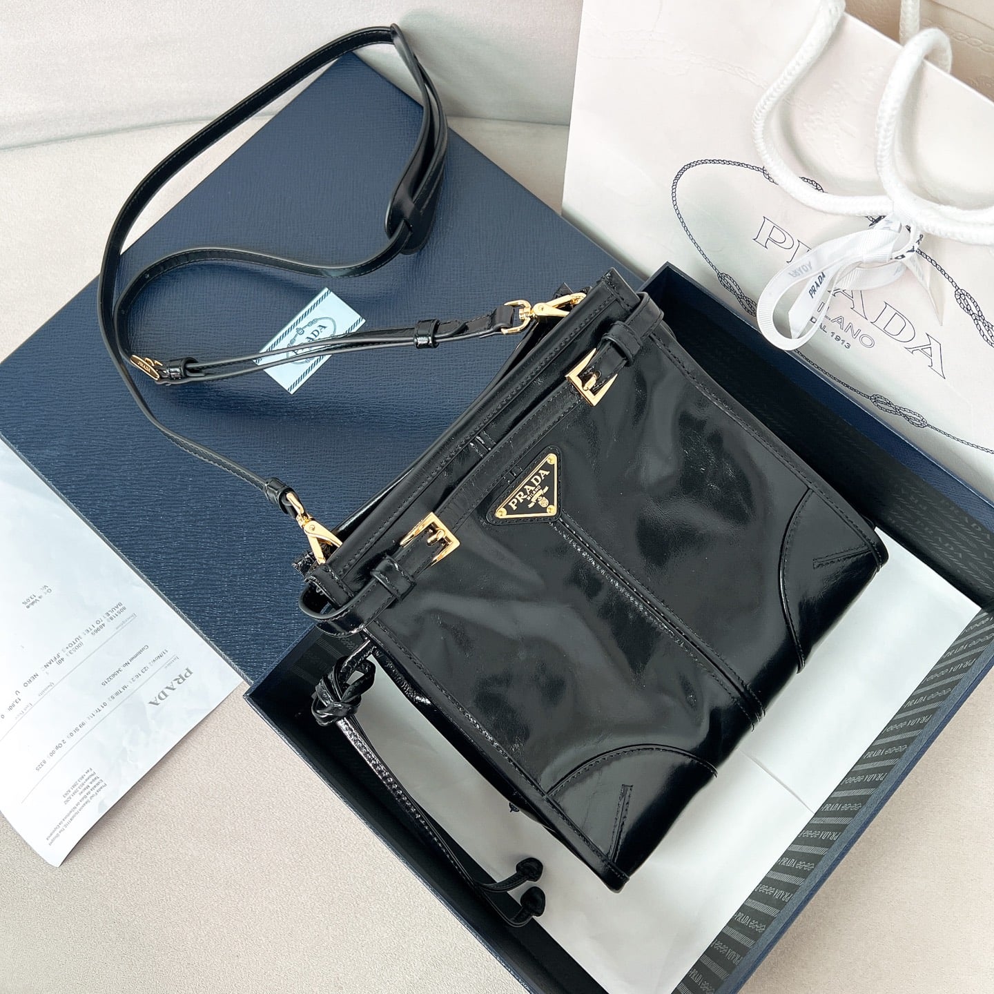 Bonnie - 1BH229 - черный Prada 1BH229