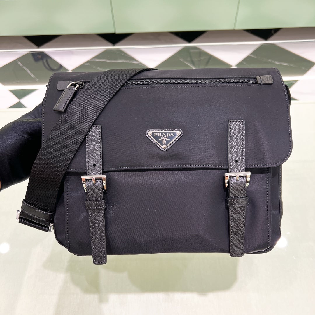 Messenger - 1BD671 - черный - 1CA6E5 Prada 1BD671