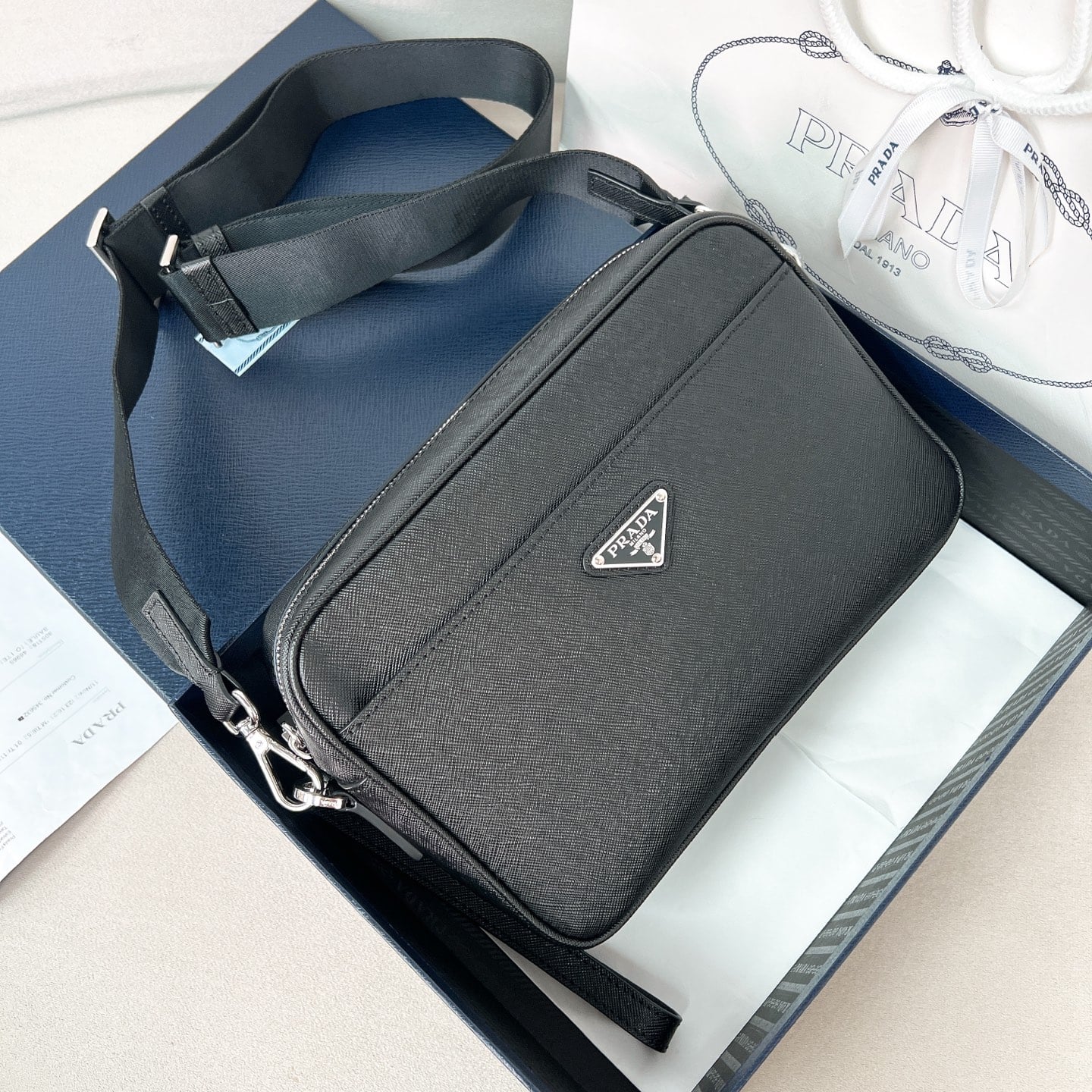 Messenger - 2VH210 - черный - B8E54B Prada 2VH210