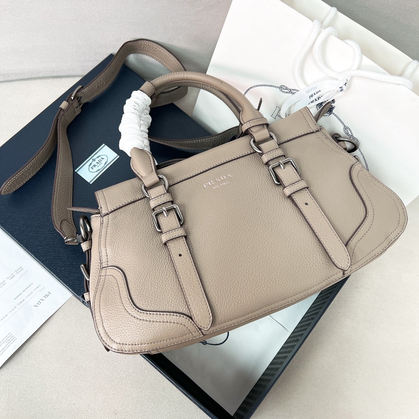 Tote - 1BG604 - серый Prada 1BG604