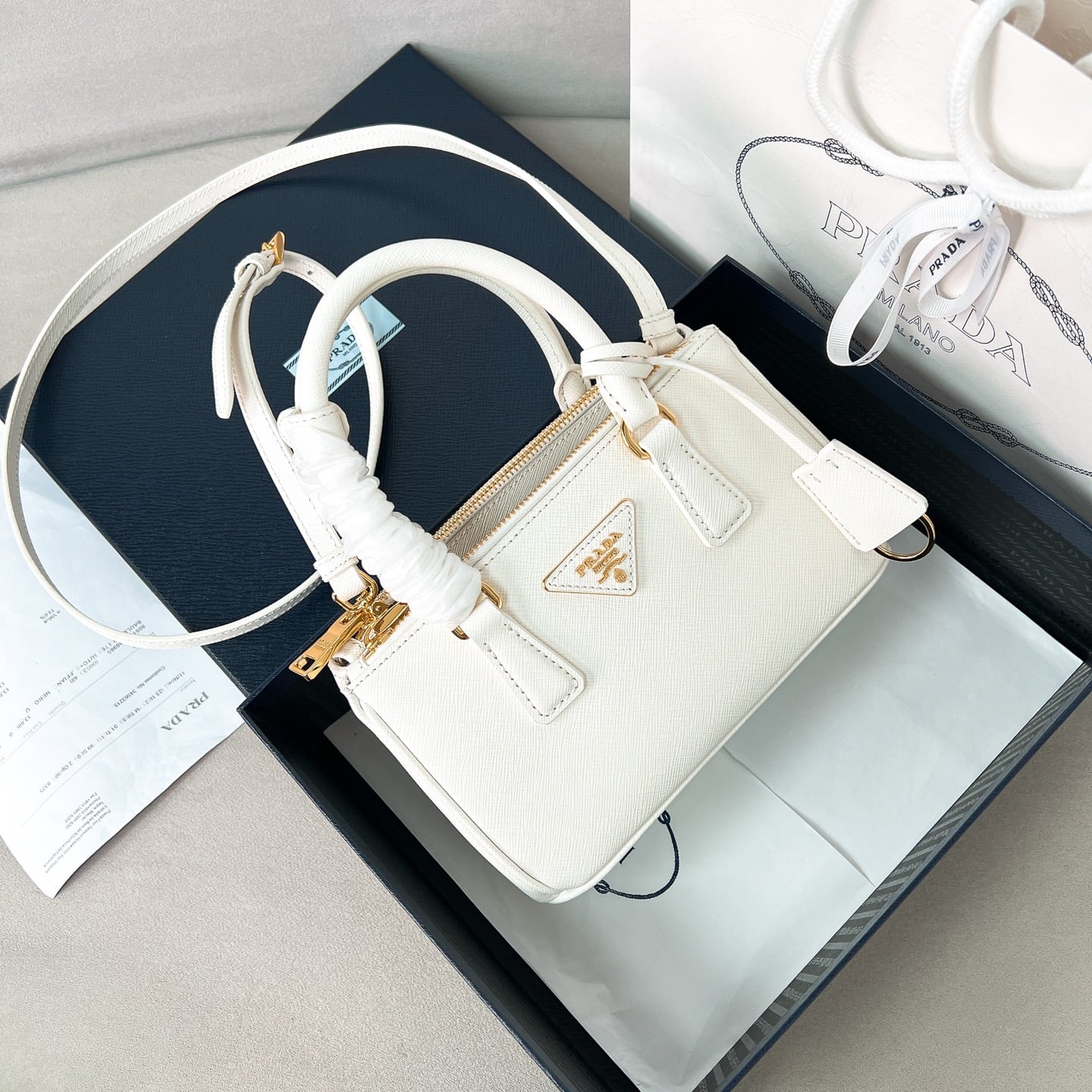 Bag - 1BA916 - белый Prada 1BA916