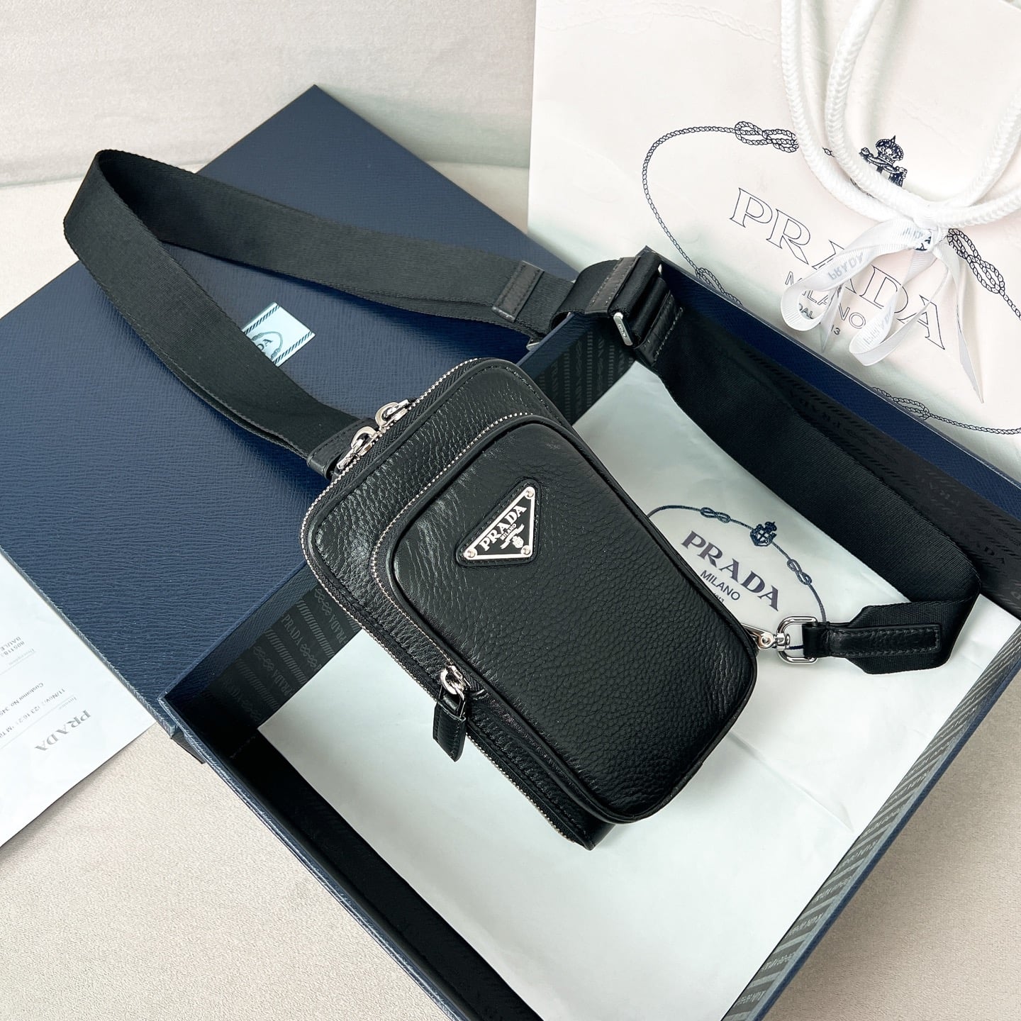 Phone Bag - 2ZH195 - черный Prada 2ZH195