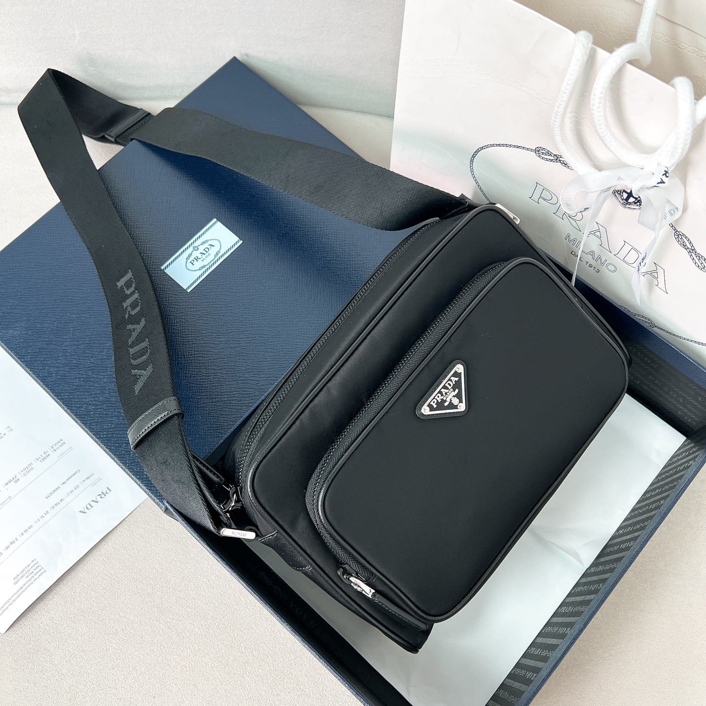 Messenger - 2VH190 - черный - 45160E Prada 2VH190