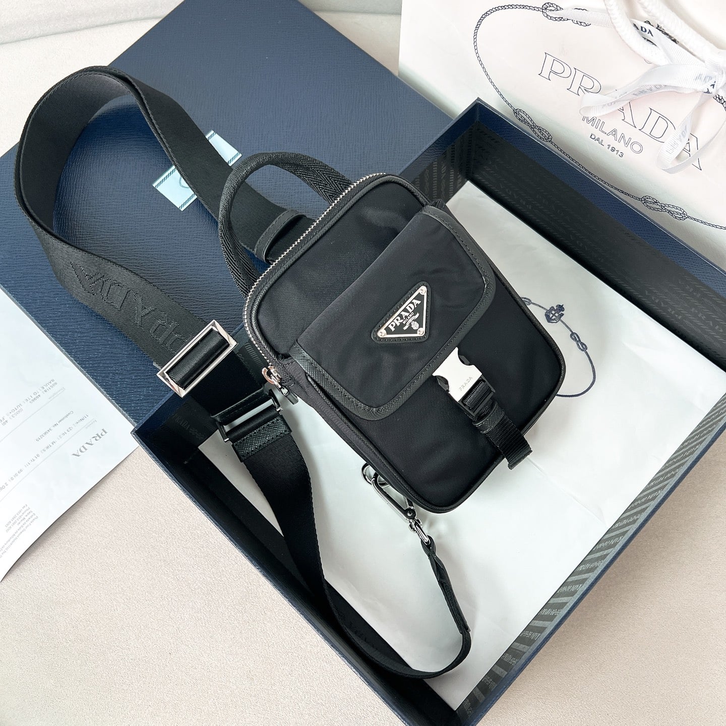 Phone Bag - 2ZH194 - черный Prada 2ZH194