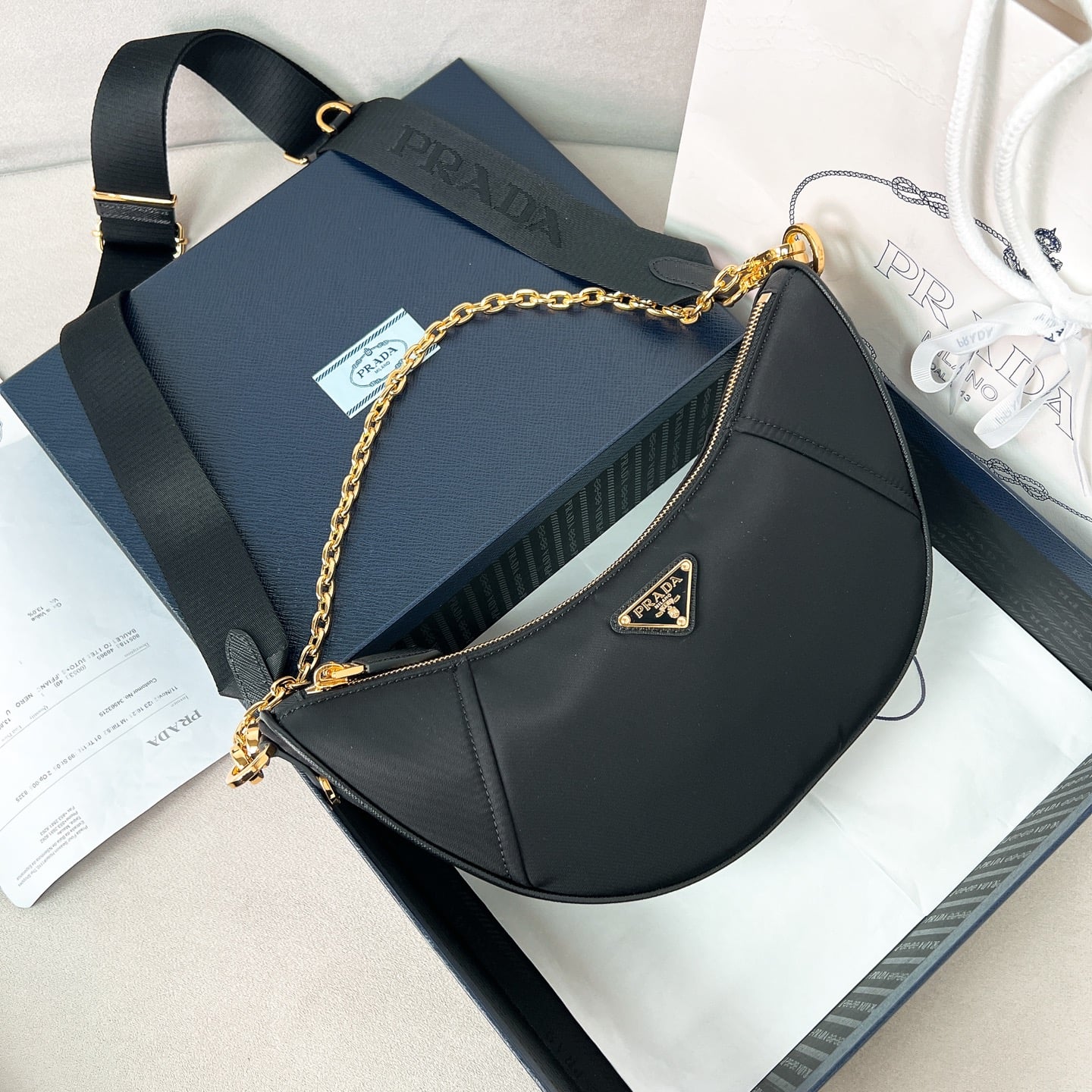 Bag - 1BH222 - черный Prada 1BH222