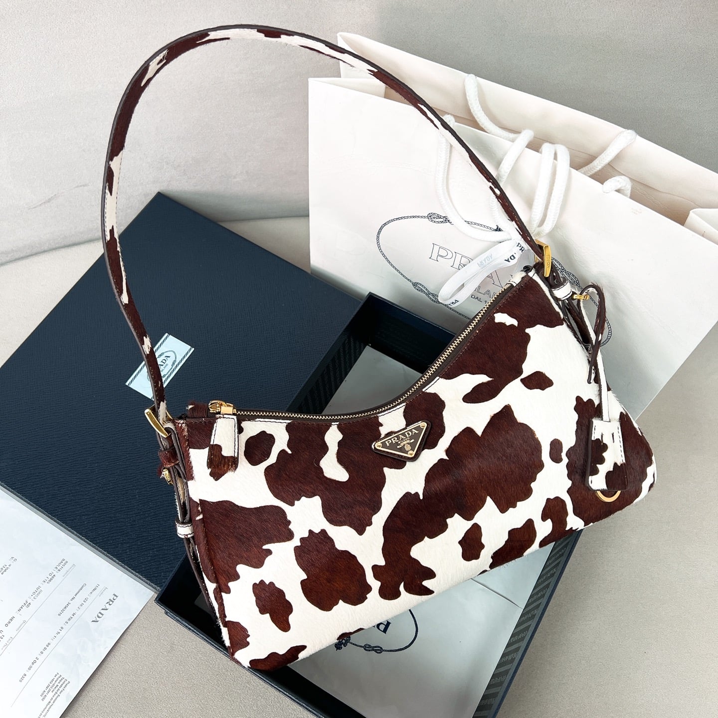 Shoulder Bag - 1BC229 - коричневый - B75863 Prada 1BC229