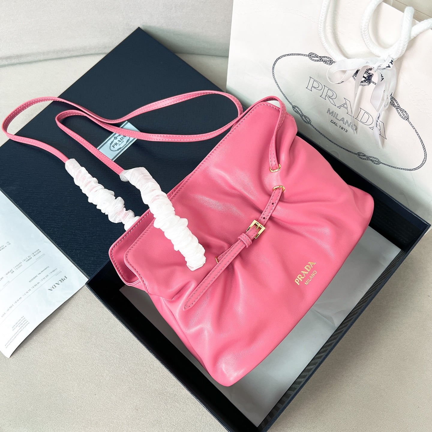 Bag - 1BG586 - розовый - 086751 Prada 1BG586