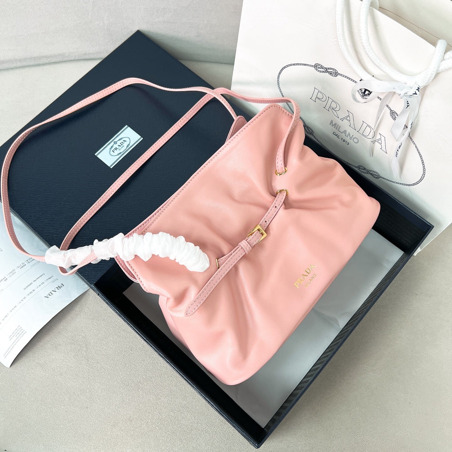 Bag - 1BG586 - розовый - 2BF165 Prada 1BG586