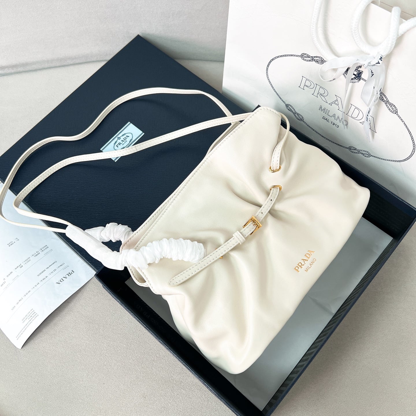 Bag - 1BG586 - белый Prada 1BG586