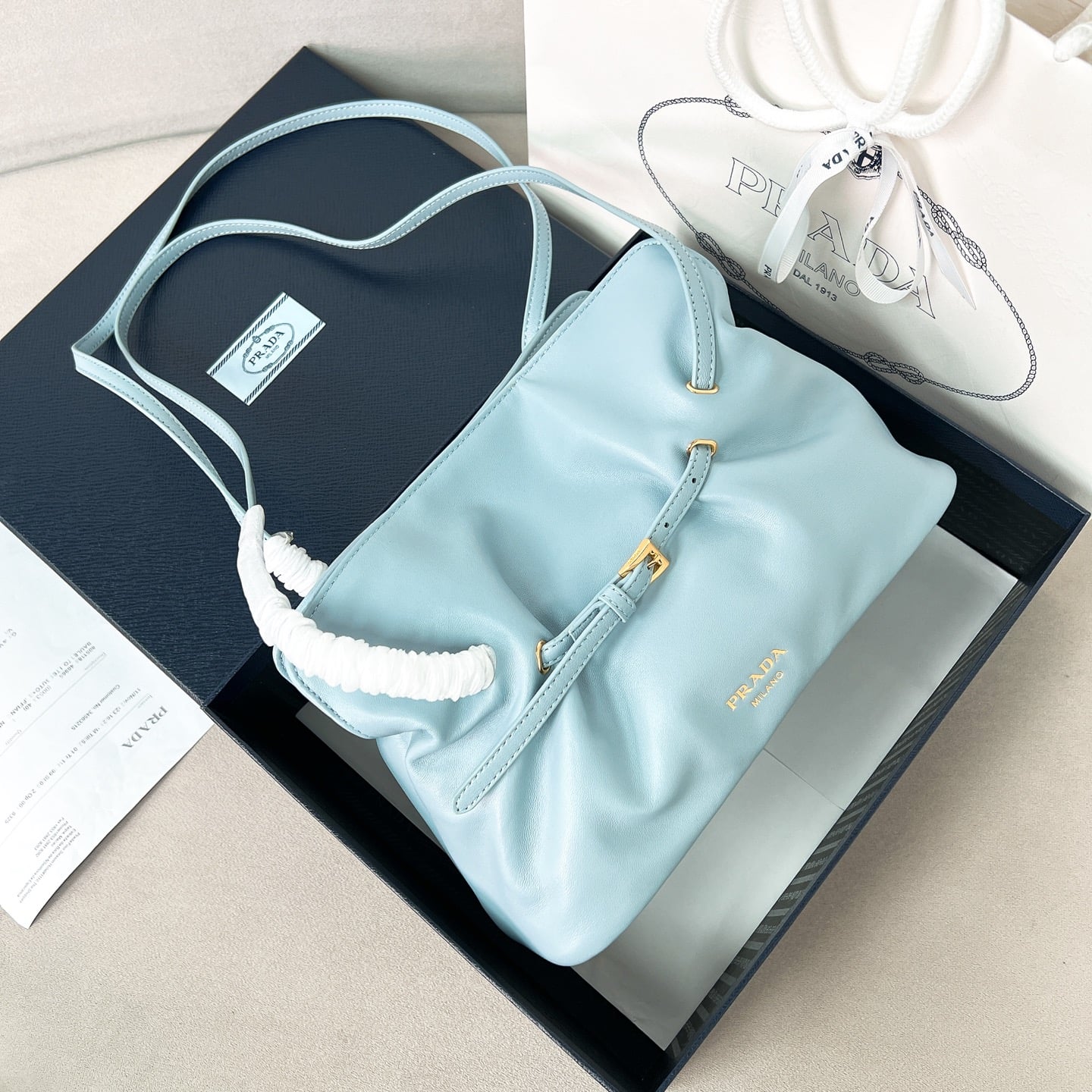 Bag - 1BG586 - синий Prada 1BG586