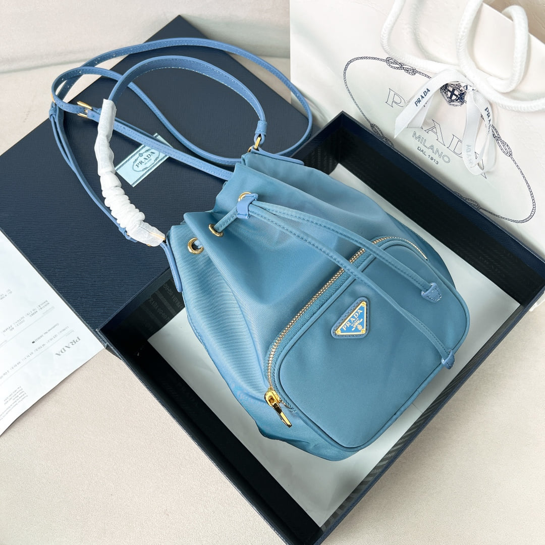 Bucket - 1BH038 - синий Prada 1BH038