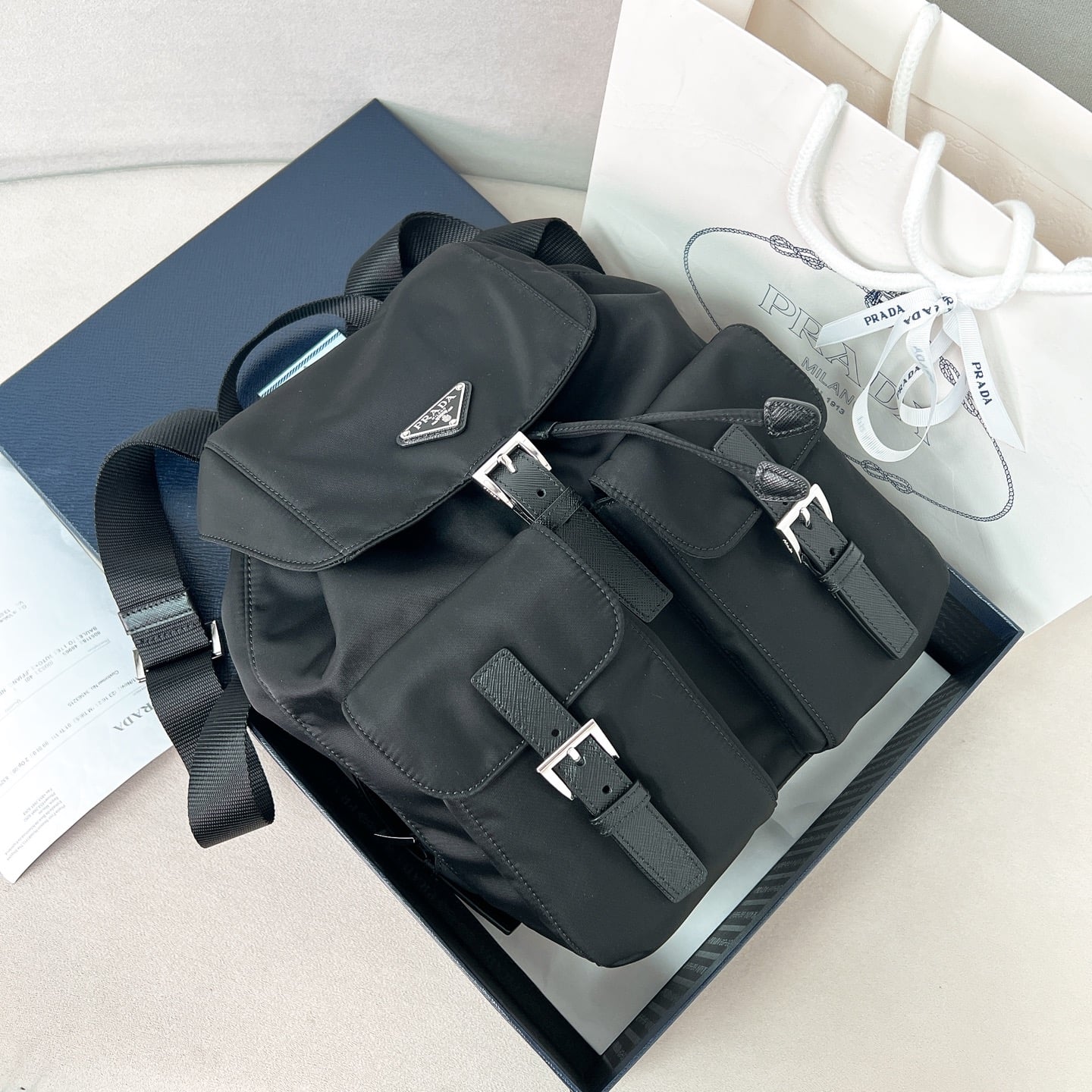 Backpack - 1BZ677 - черный - B576AA Prada 1BZ677