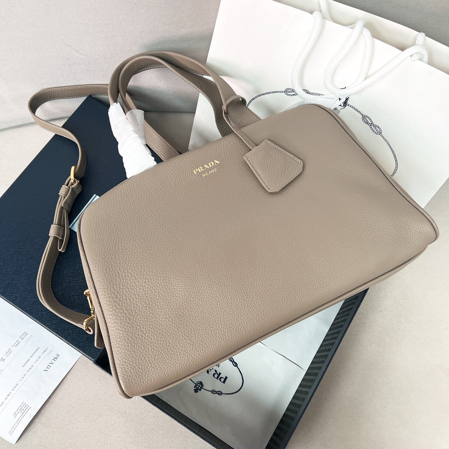 Bag - 1BB148 - серый Prada 1BB148