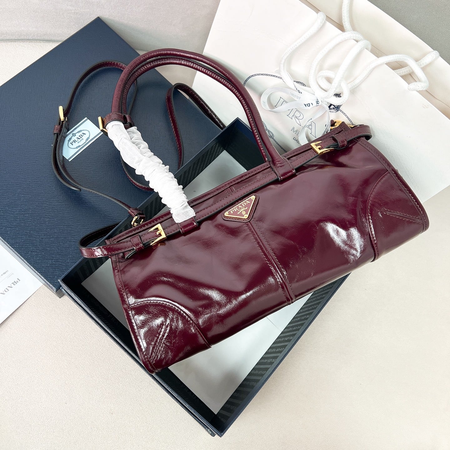 LuxSoft - 1BA426 - бордовый Prada 1BA426