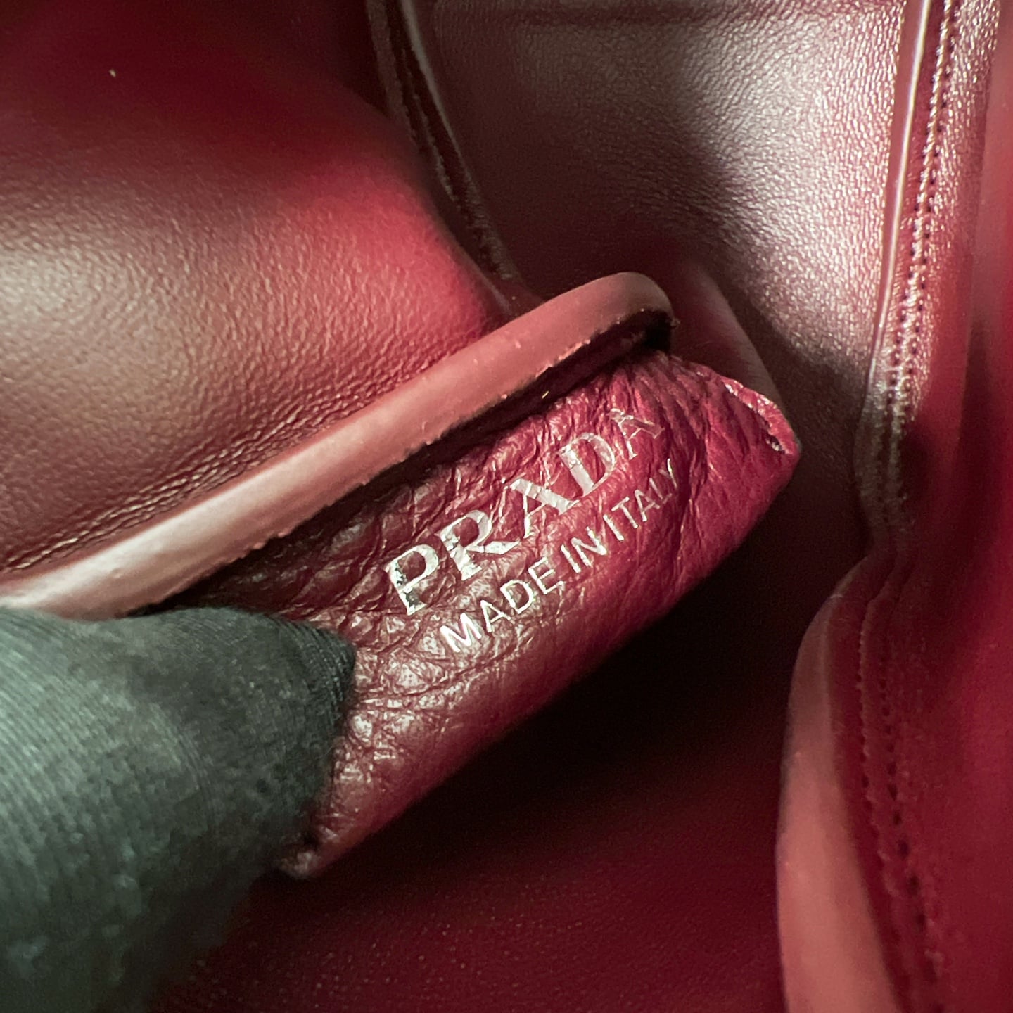 Tote - 1BA349 - бордовый Prada 1BA349